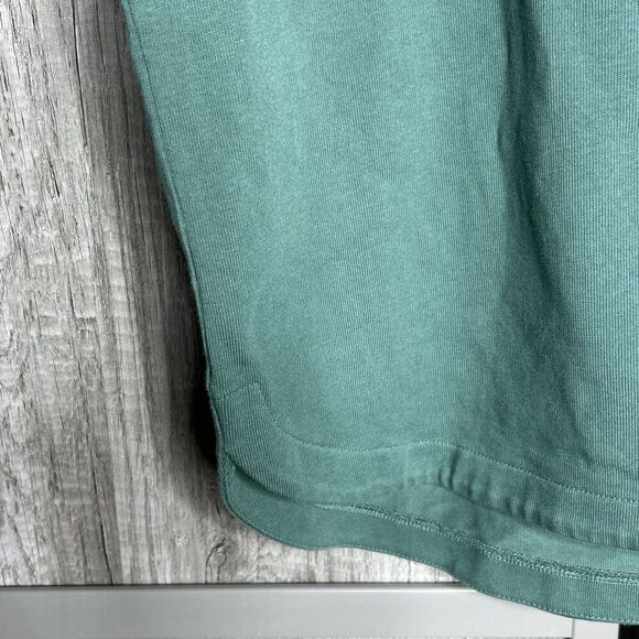 Garnet Hill Organic Cotton Top Heavyweight Long Sleeves Collared Size L - Picture 5 of 6